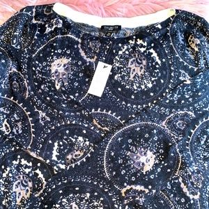 Talbots printed sweater